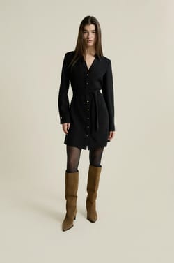 Robe ceintur&eacute;e;${refinementColor}