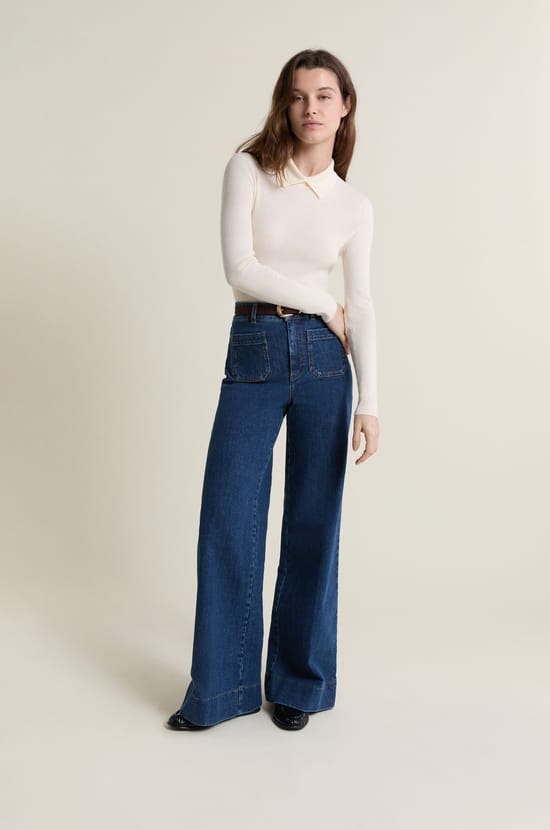 Polo manches longues;${refinementColor}