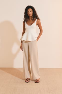Pantalon &agrave; rayures;${refinementColor}