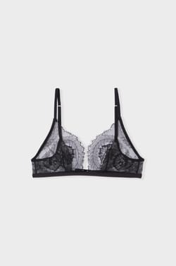Soutien-gorge triangle en dentelle;${refinementColor}