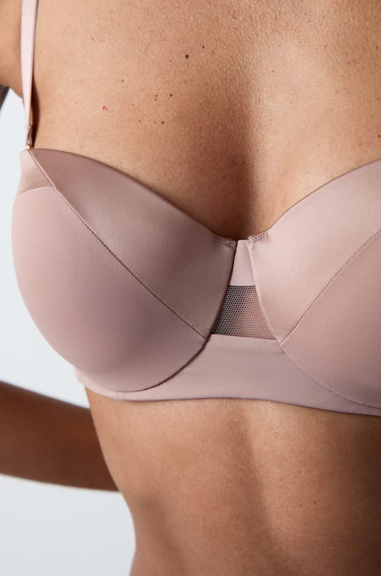 Sujetador bandeau de copa fina;${refinementColor}