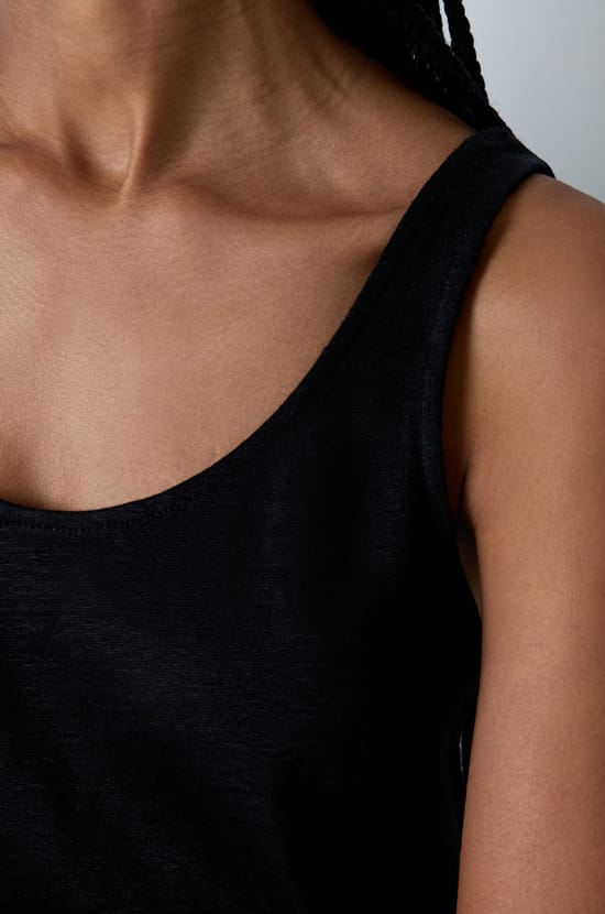 100% Linen Tank Top;${refinementColor}