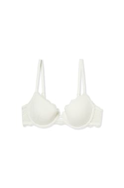 Soutien-gorge N.4 - Le coques fines en microfibre avec d&eacute;tails en dentelle;${refinementColor}
