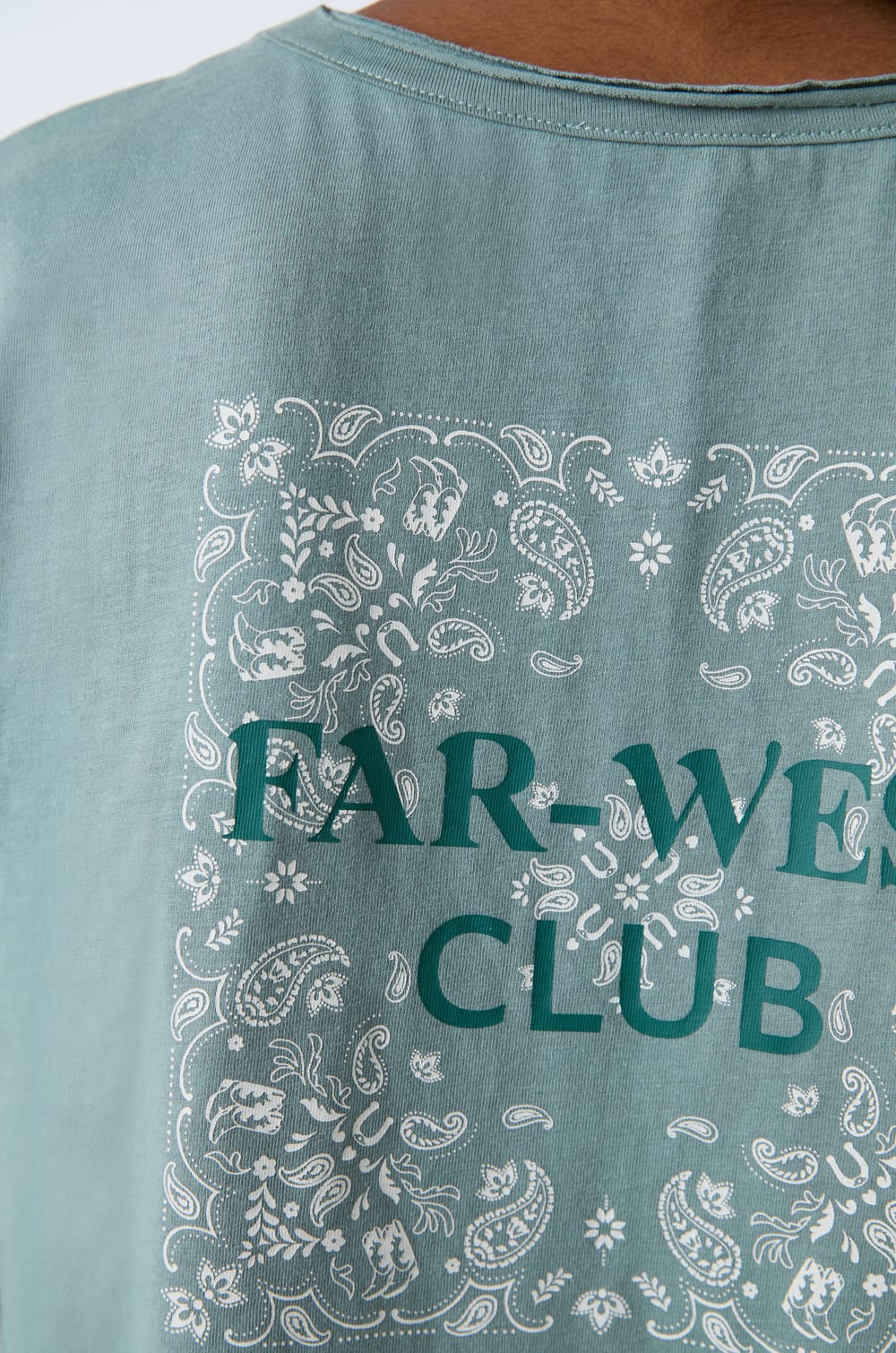 Far-West Club Cotton Short-Sleeved T-shirt;${refinementColor}