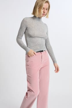 Pantalon en coton effet velours;${refinementColor}