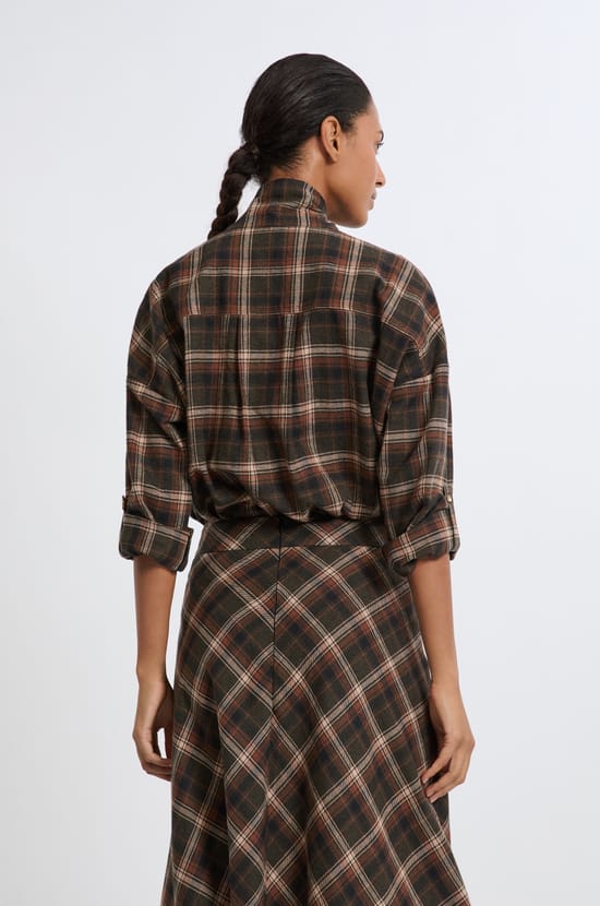 Patterned Cotton Shirt;${refinementColor}