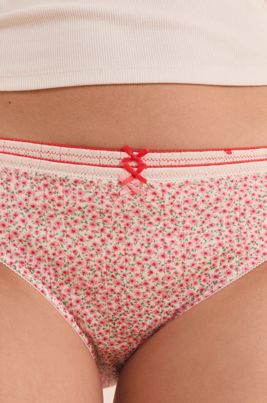 3-Pack Of Cotton Panties;${refinementColor}