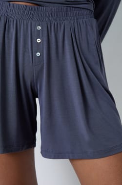 Short de pijama liso;${refinementColor}