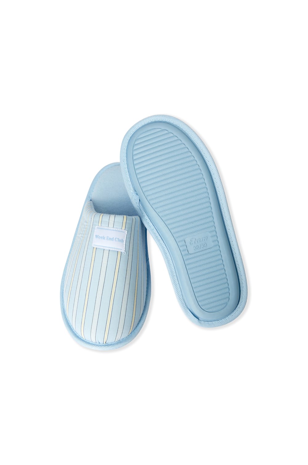 Chaussons mules en coton;${refinementColor}