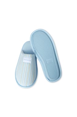 Chaussons mules en coton;${refinementColor}