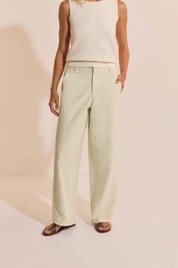 Pantalon avec coton;${refinementColor}
