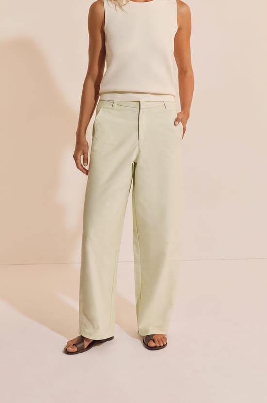Pantalon avec coton;${refinementColor}
