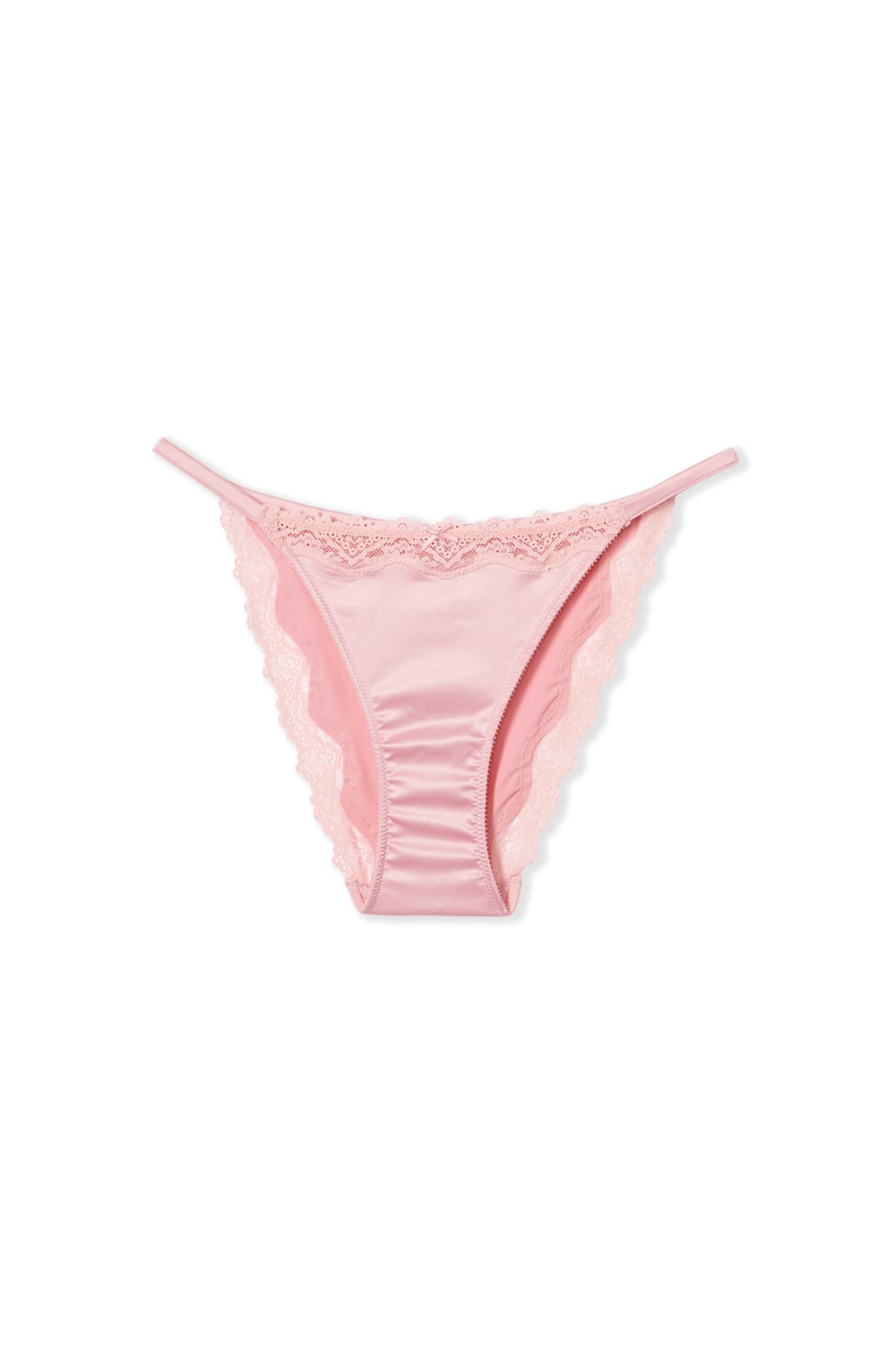Culotte satin&eacute;e avec d&eacute;tails dentelle;${refinementColor}