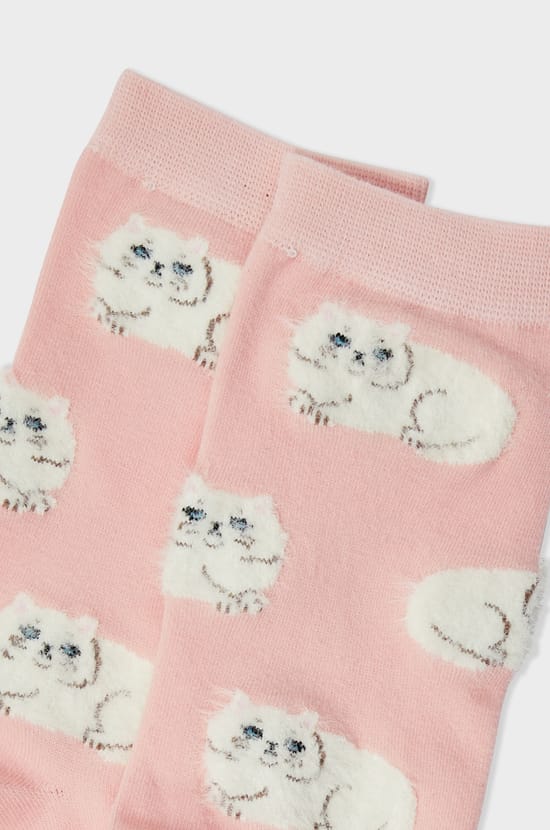 Chaussettes à motifs chats Coucou Suzette;${refinementColor}