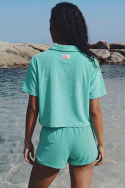 Chemise manches courtes en &eacute;ponge;${refinementColor}