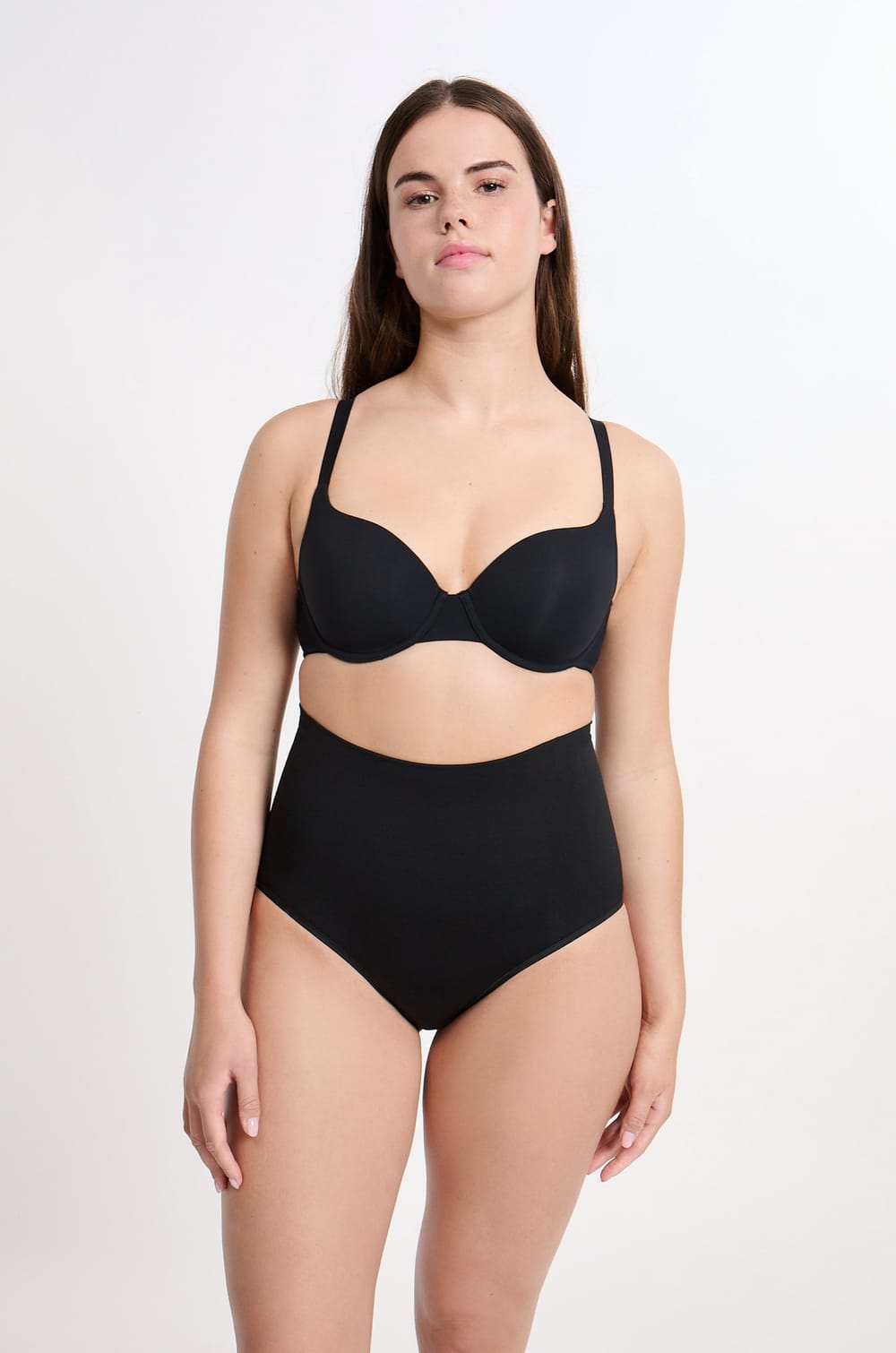 High-Waisted Shaping Brief - Medium Support;${refinementColor}