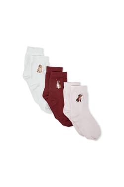 Chaussettes avec coton &agrave; motif;${refinementColor}