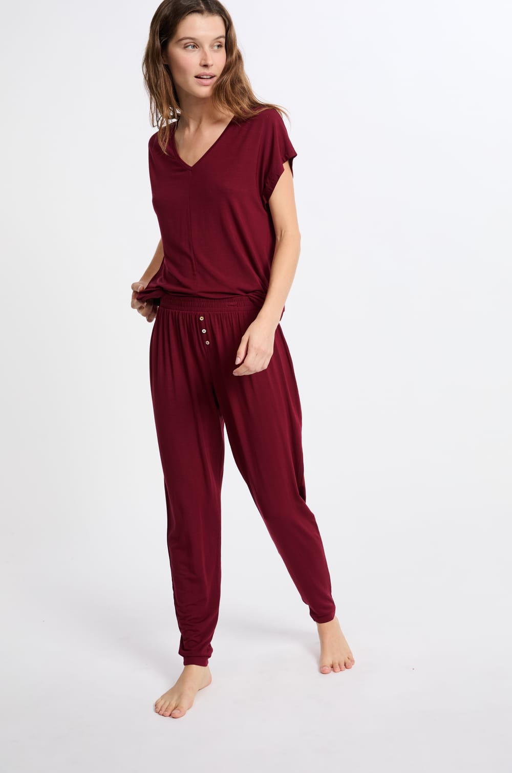  Pantalon de pyjama;${refinementColor}