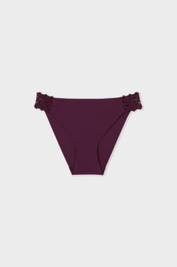 Microfibre and Lace Brief;${refinementColor}
