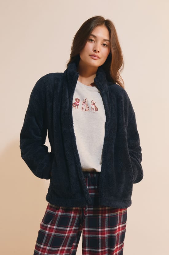 Ensemble de pyjama 3 pi&egrave;ces en coton;${refinementColor}