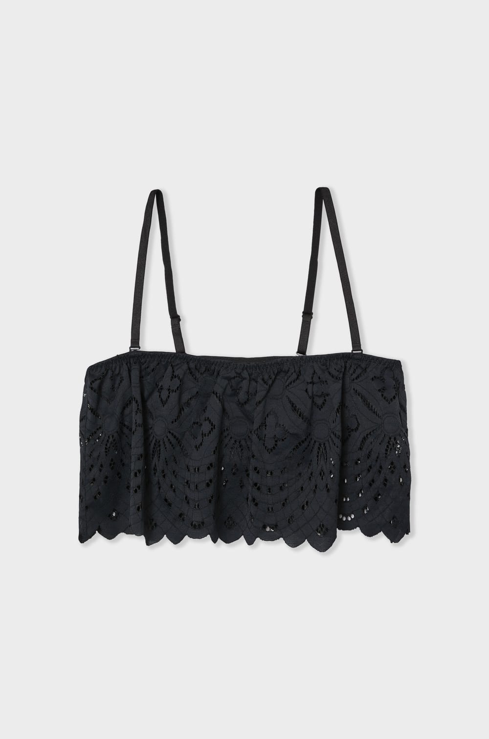 Bandeau en broderie bretelles amovibles;${refinementColor}