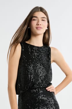Top à sequins;${refinementColor}