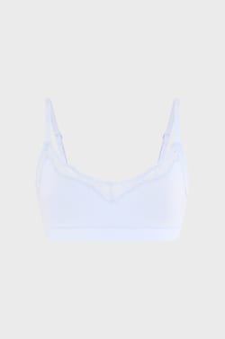 Brassi&egrave;re en microfibre et dentelle;${refinementColor}