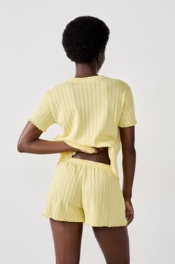 Short en pointelle;${refinementColor}