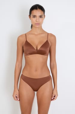 Shorty en microfibre satinée;${refinementColor}