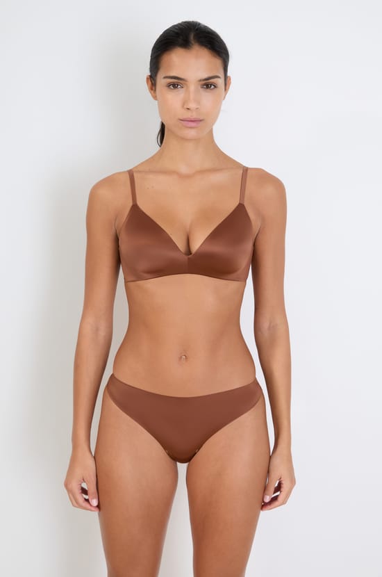 Shorty en microfibre satinée;${refinementColor}