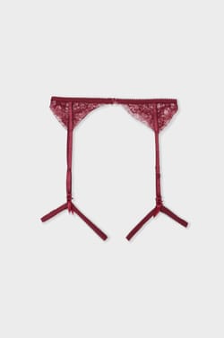 Porte-jarretelles en dentelle;${refinementColor}