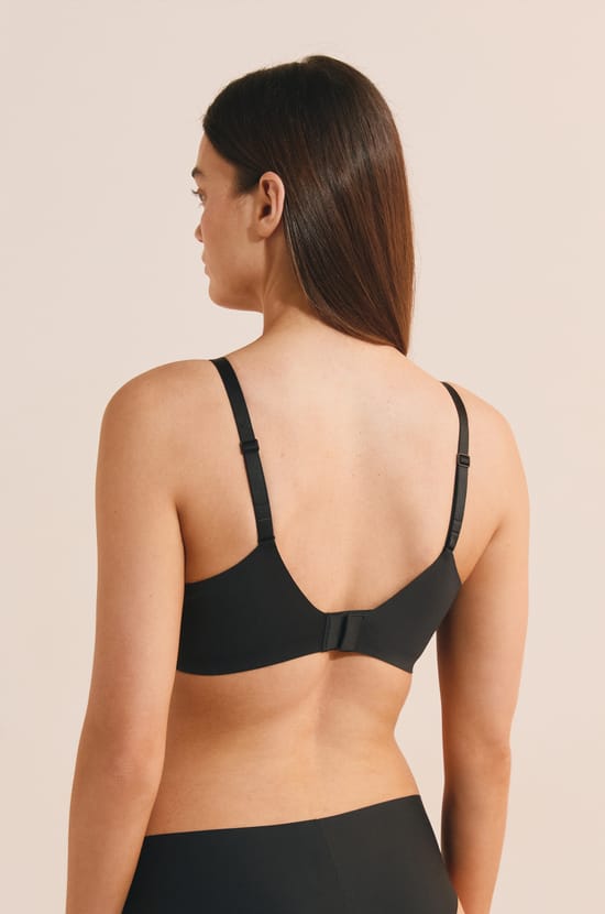 Soutien-gorge coques fines en microfibre;${refinementColor}