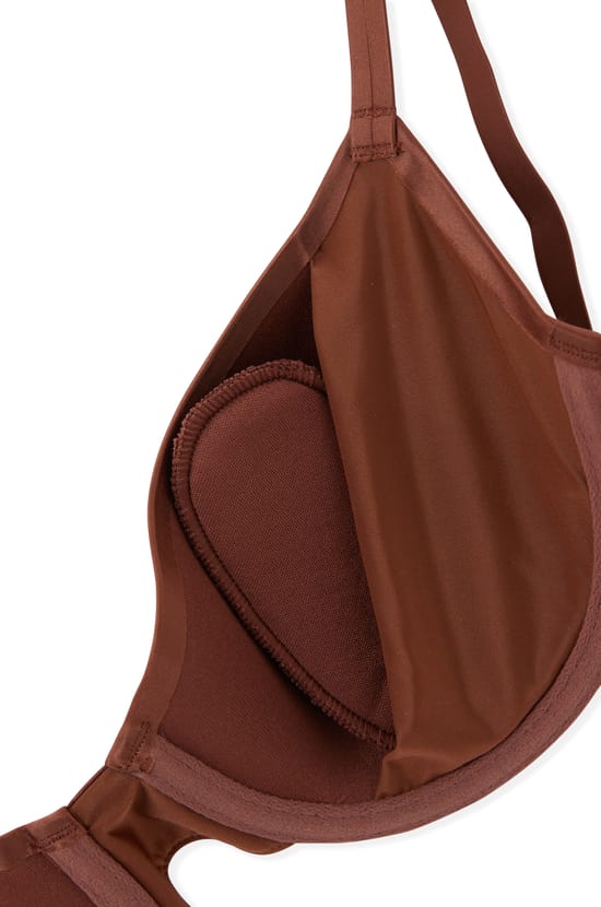 Soutien-gorge triangle sans armatures satin&eacute;;${refinementColor}