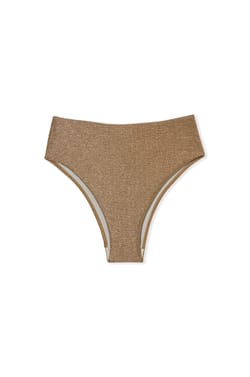 Iridescent High-Waisted Bikini Bottom;${refinementColor}