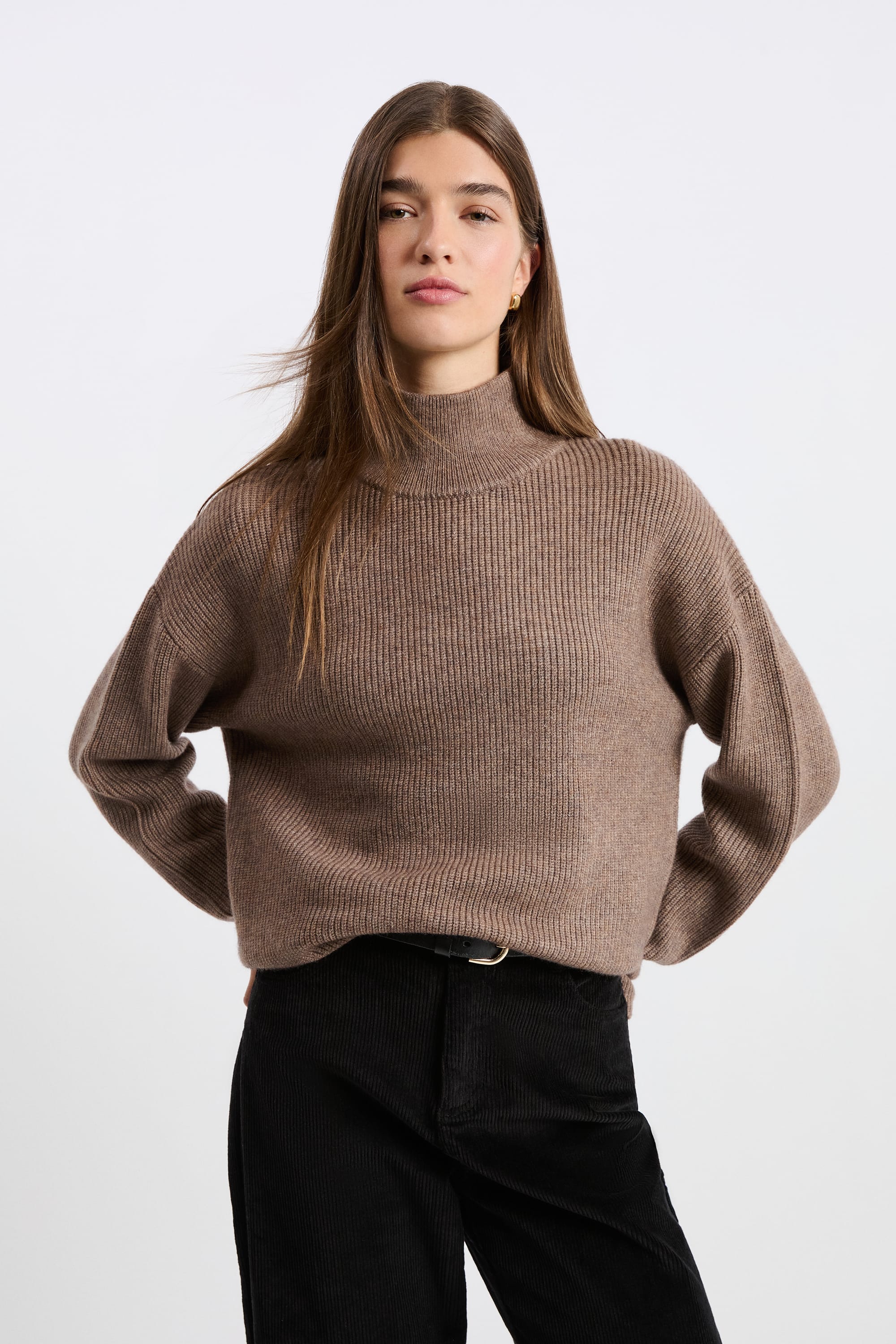 pull col montant