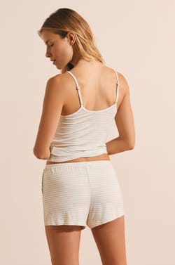 Short de pyjama &agrave; rayures;${refinementColor}
