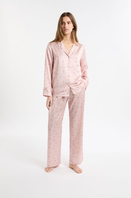 Chemise de pyjama à motifs;${refinementColor}