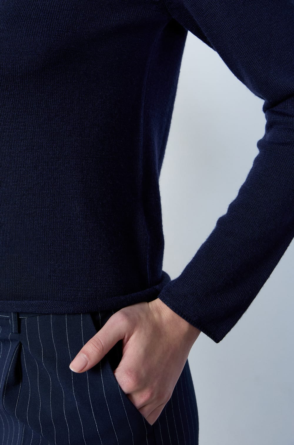 Fine Sweater with Wool;${refinementColor}