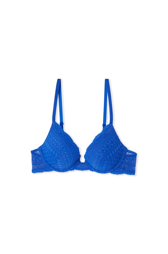 Soutien-gorge N.2 - Le push-up plongeant en dentelle;${refinementColor}