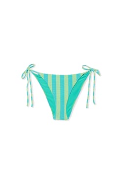 Bas de maillot de bain bikini &agrave; nouer ray&eacute; ;${refinementColor}