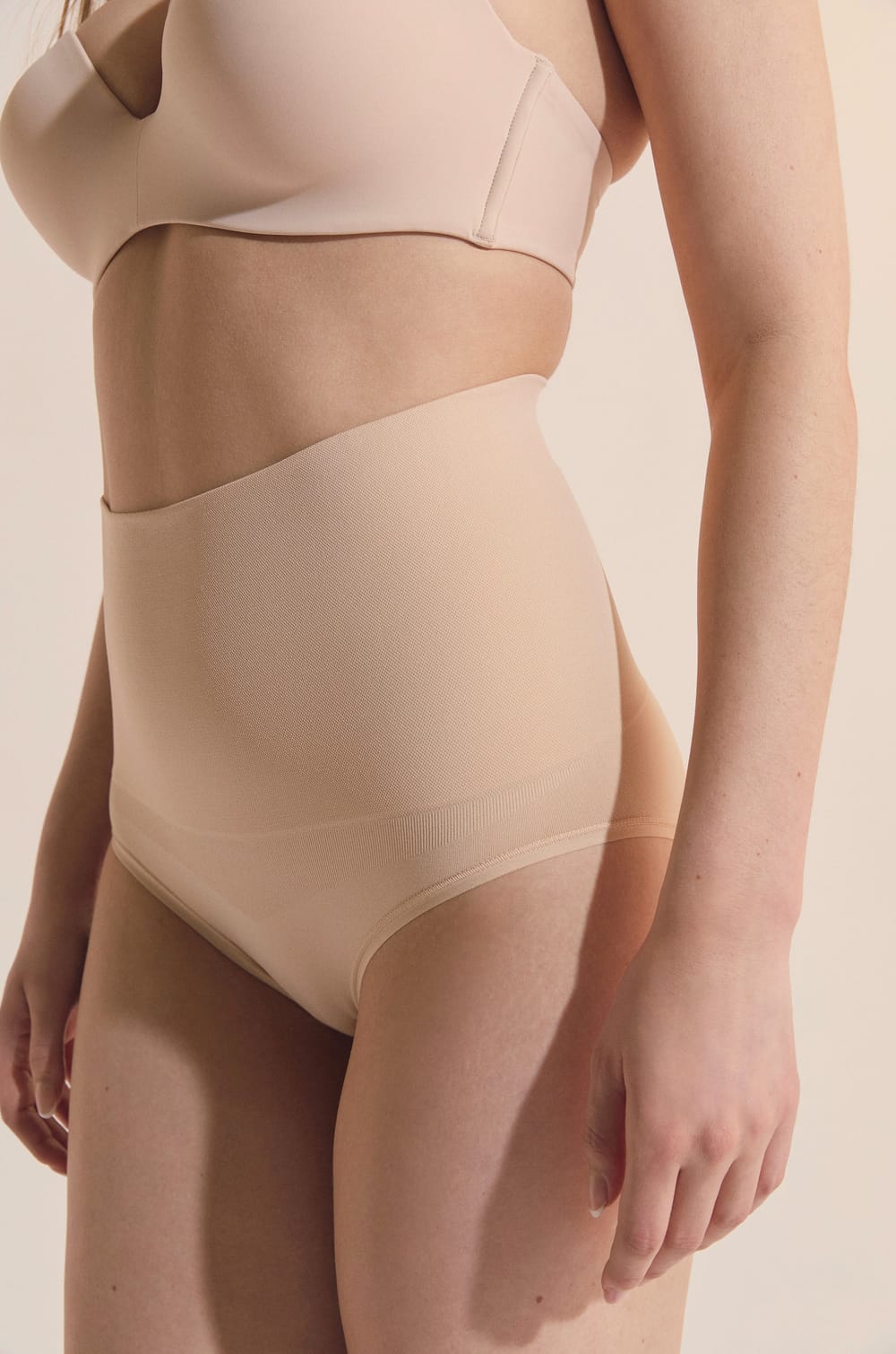 High-Waist Shaping Brief - Medium Support;${refinementColor}
