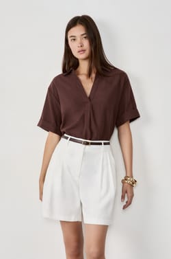 Short coupe droite;${refinementColor}