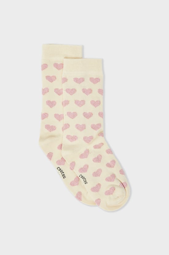Chaussettes à motifs coeurs Coucou Suzette;${refinementColor}