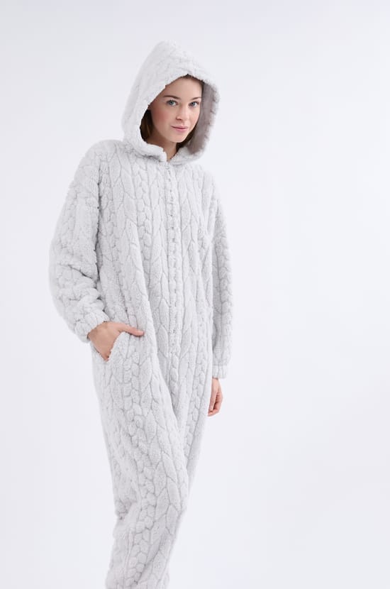 Fleece Jumpsuit;${refinementColor}
