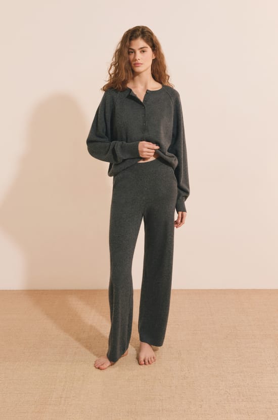 Pantalon de pyjama 100% cachemire;${refinementColor}