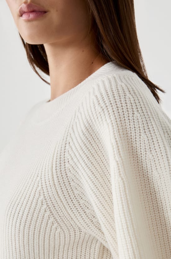 Pull &agrave; manches bouffantes avec laine;${refinementColor}