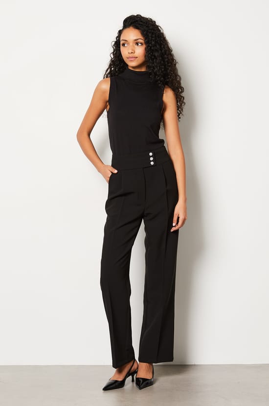 Pantalon coupe droite;${refinementColor}