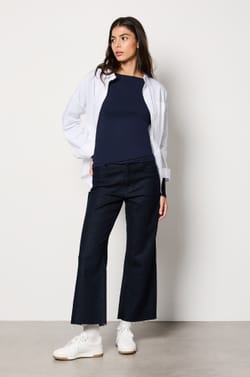 Long Sleeve Thermal Knit T-Shirt;${refinementColor}