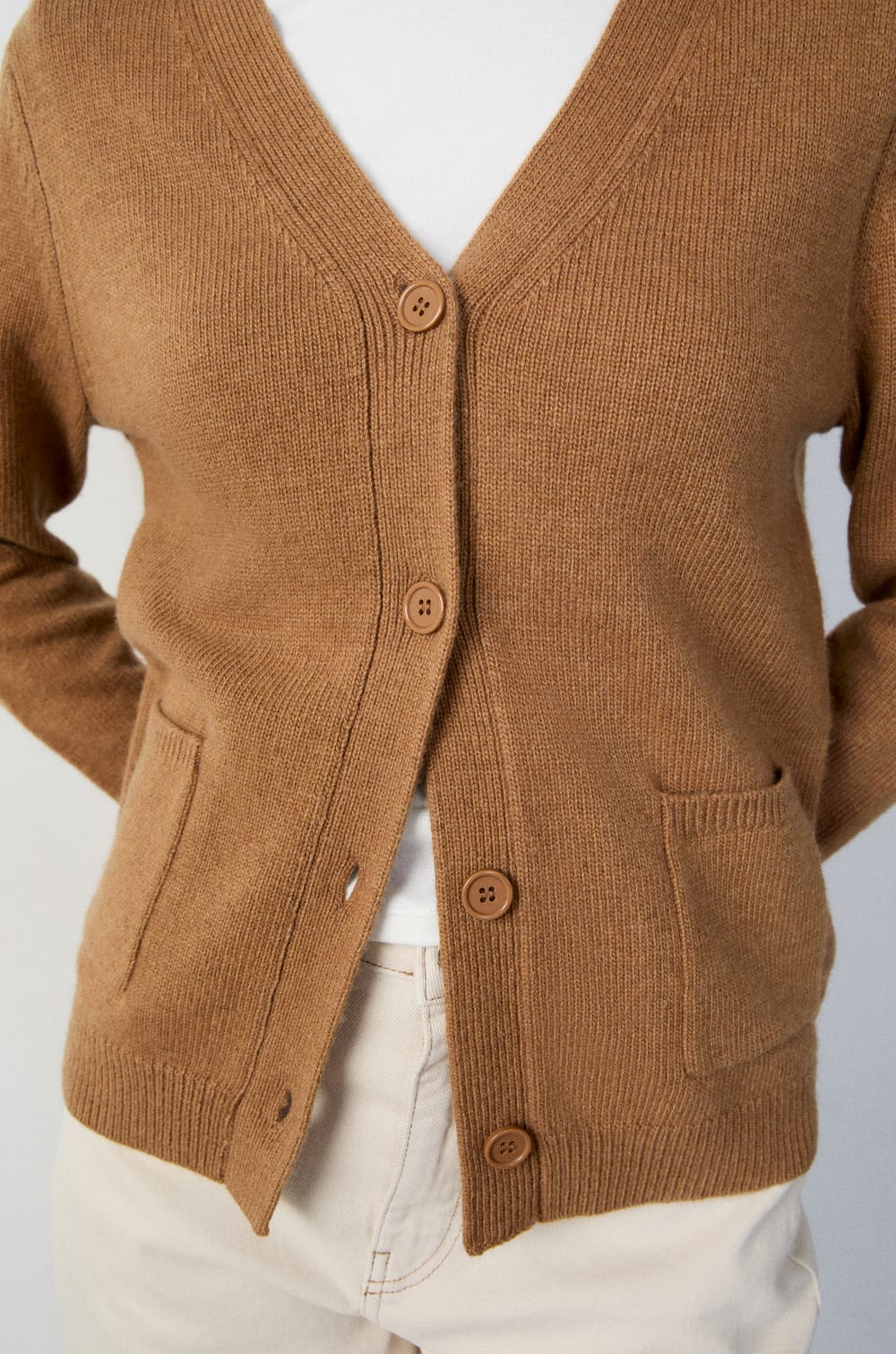 Buttoned Cardigan;${refinementColor}