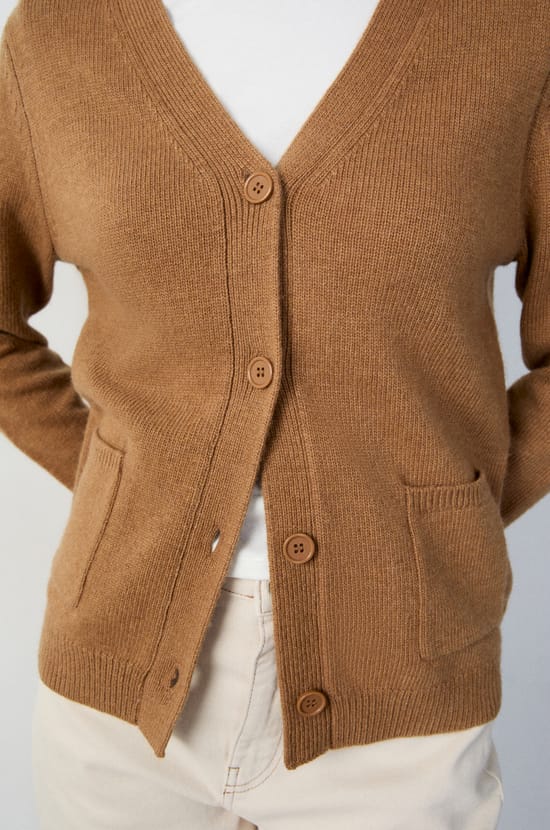 Buttoned Cardigan;${refinementColor}